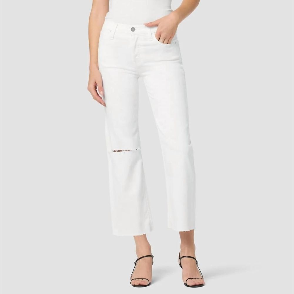 NWT Hudson Rosie HIGH-RISE WIDE LEG CROP JEAN